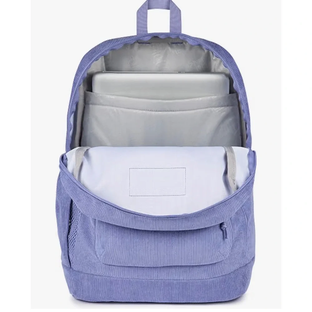 JanSport Cross Town Plus Remix Backpack, Lavender Ash Corduroy